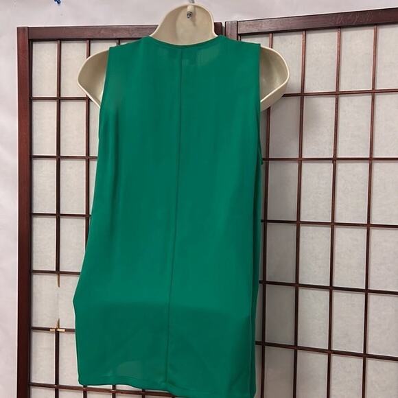 THE KOOPLES SILK VNECK SLEEVELESS BLOUSE SIZE XS - Picture 2 of 6